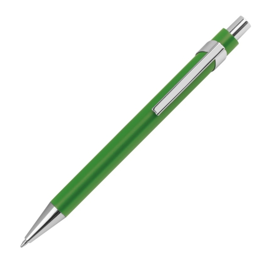 Metall Kugelschreiber "Amsterdam" mit einseitiger Gravur grün