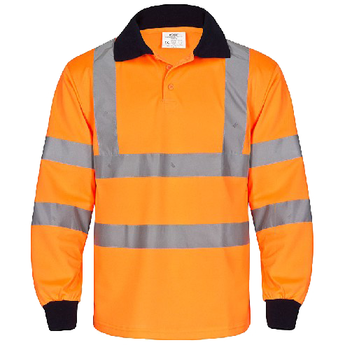 Sicherheits Poloshirt LA Hi Vis Orange | XL