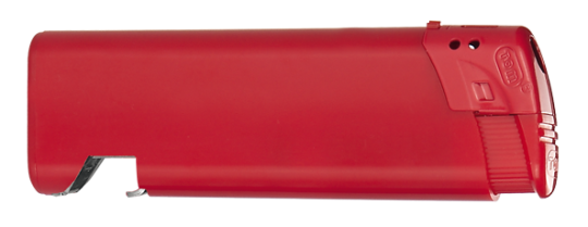 Elektrofeuerzeug mit Flaschenöffner Rot
