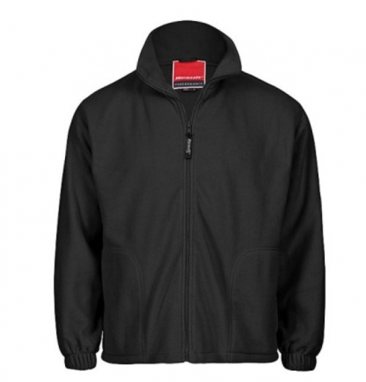 Full Zip Active Fleece Jacket schwarz | XXL